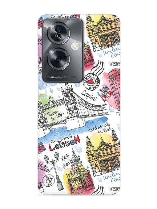 Vector London Landmark Snap Case for Oppo A79 (5G) Zapvi