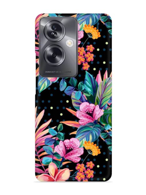 Seamless Floral Pattern Snap Case for Oppo A79 (5G) Zapvi