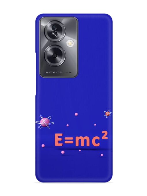 Formula Relativity Equation Snap Case for Oppo A79 (5G) Zapvi