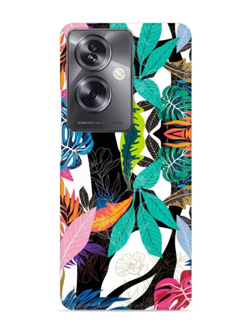 Floral Pattern Bright Snap Case for Oppo A79 (5G) Zapvi