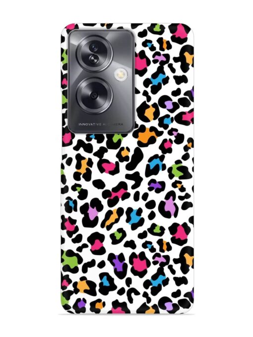 Seamless Leopard Pattern Snap Case for Oppo A79 (5G) Zapvi