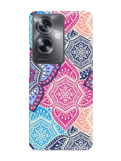 Ethnic Floral Seamless Snap Case for Oppo A79 (5G) Zapvi