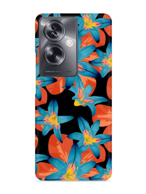 Philippine Flowers Seamless Snap Case for Oppo A79 (5G) Zapvi