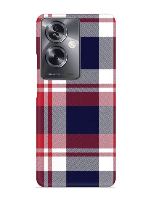 Classic Plaid Tartan Snap Case for Oppo A79 (5G) Zapvi