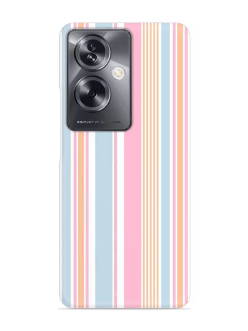 Stripe Seamless Pattern Snap Case for Oppo A79 (5G) Zapvi