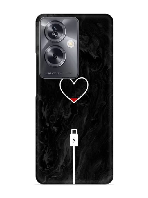 Heart Charging Vector Snap Case for Oppo A79 (5G) Zapvi