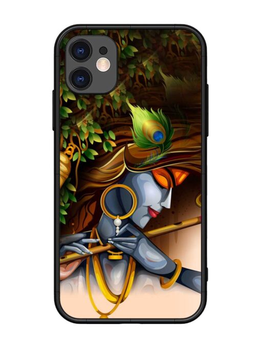 Krishna Glossy Metal Phone Cover for Apple Iphone 11 Zapvi