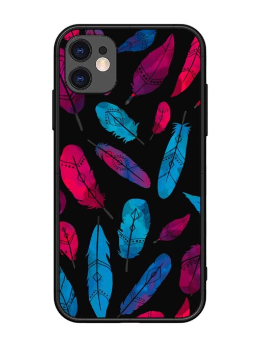 Feather Art Glossy Metal Phone Cover for Apple Iphone 11 Zapvi