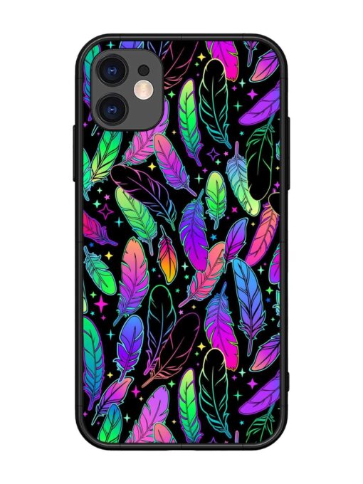 Bright Multi Colored Seamless Glossy Metal Phone Cover for Apple Iphone 11 Zapvi