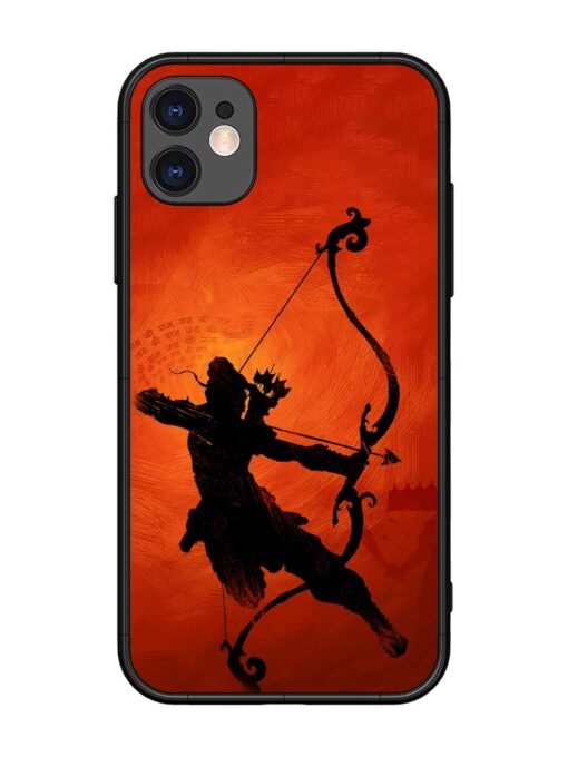 Illustration Lord Rama Glossy Metal Phone Cover for Apple Iphone 11 Zapvi