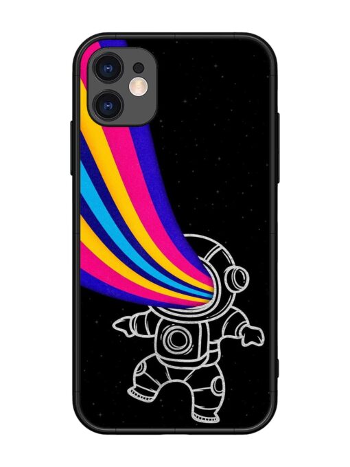 Astronaut Glossy Metal TPU Phone Cover for Apple Iphone 11 Zapvi