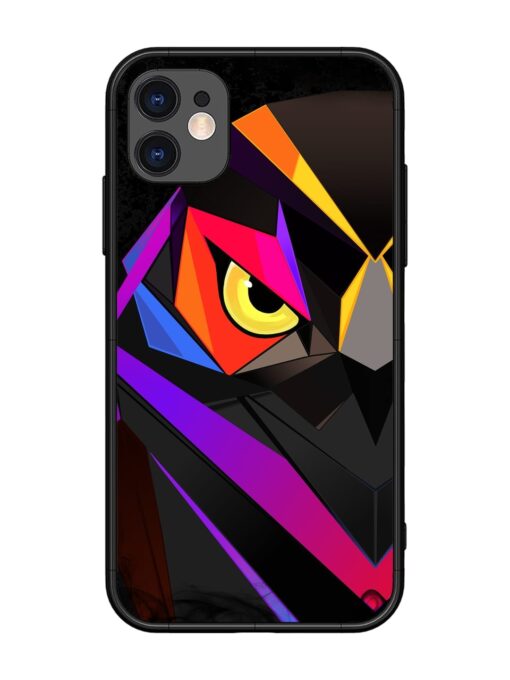 Wpap Owl Glossy Metal Phone Cover for Apple Iphone 11 Zapvi