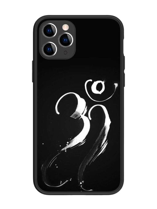 Om Logo Glossy Metal Phone Cover for Apple Iphone 11 Pro Zapvi