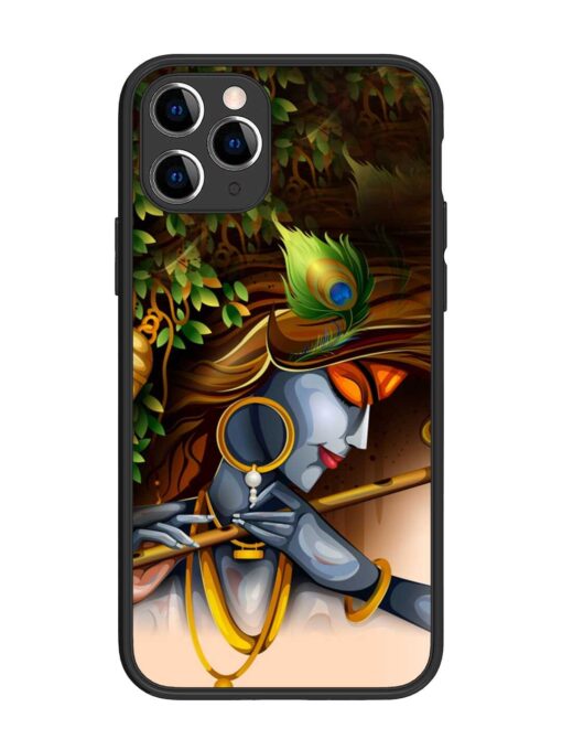 Krishna Glossy Metal Phone Cover for Apple Iphone 11 Pro Zapvi