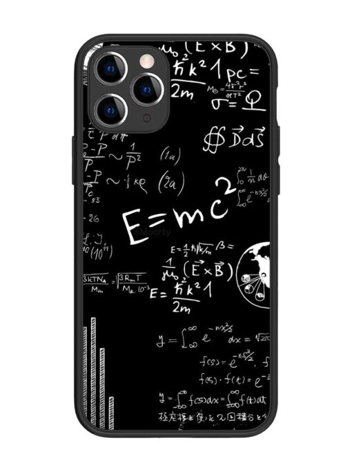 E=Mc2 Mass?Energy Equivalence Glossy Metal Phone Cover for Apple Iphone 11 Pro Zapvi