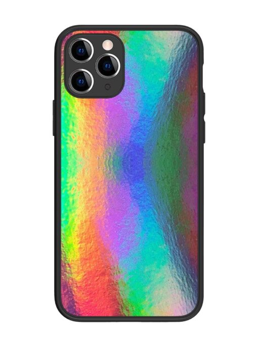 Colorful Holographic Background Glossy Metal TPU Phone Cover for Apple Iphone 11 Pro Zapvi