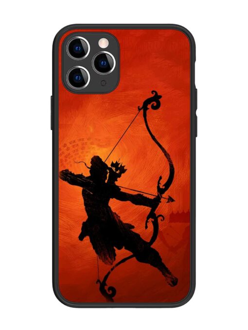 Illustration Lord Rama Glossy Metal Phone Cover for Apple Iphone 11 Pro Zapvi