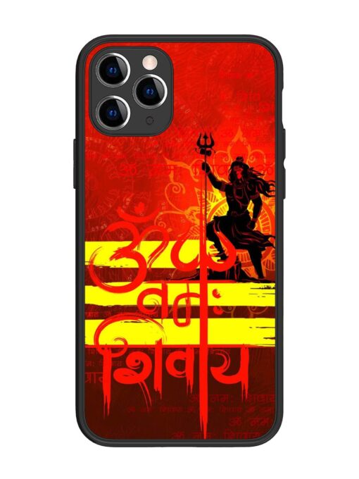 Illustration Lord Shiva Glossy Metal TPU Phone Cover for Apple Iphone 11 Pro Zapvi