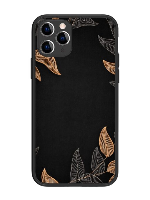 Foliage Art Glossy Metal Phone Cover for Apple Iphone 11 Pro Zapvi