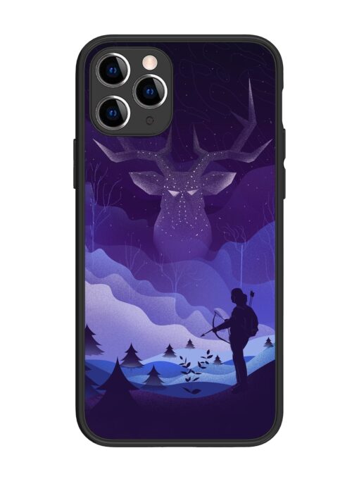 Deer Forest River Glossy Metal Phone Cover for Apple Iphone 11 Pro Zapvi