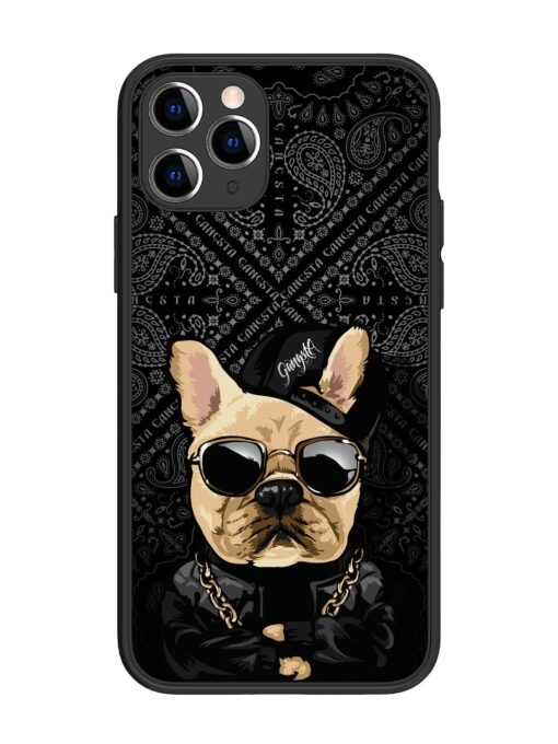 Gangsta Cool Sunmetales Dog Glossy Metal Phone Cover for Apple Iphone 11 Pro Zapvi