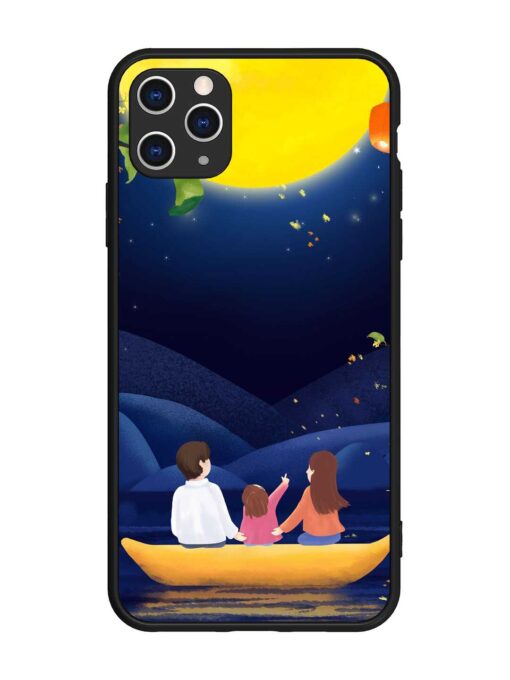 Happy Family And Beautiful View Glossy Metal Phone Cover for Apple Iphone 11 Pro Max Zapvi