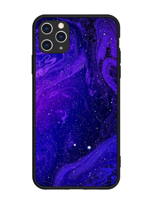 Galaxy Acrylic Abstract Art Glossy Metal Phone Cover for Apple Iphone 11 Pro Max Zapvi