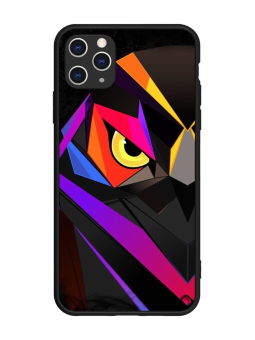 Wpap Owl Glossy Metal Phone Cover for Apple Iphone 11 Pro Max Zapvi