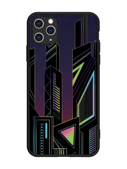 Neon Dreamscape Glossy Metal Phone Cover for Apple Iphone 11 Pro Max Zapvi