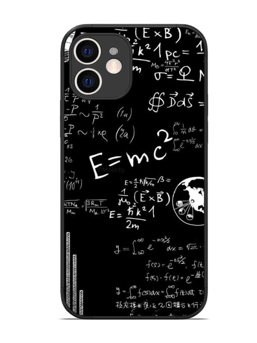 E=Mc2 Mass?Energy Equivalence Glossy Metal Phone Cover for Apple Iphone 12 Zapvi