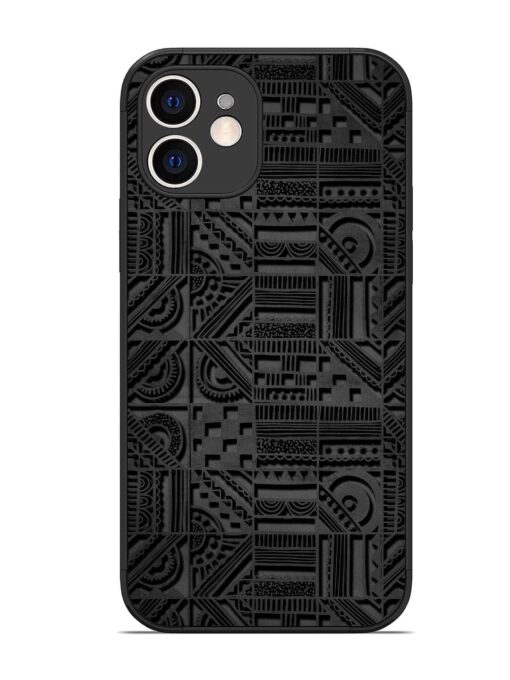 Seamless Pattern Glossy Metal Phone Cover for Apple Iphone 12 Zapvi