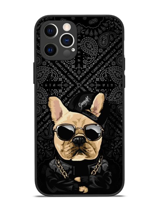 Gangsta Cool Sunmetales Dog Glossy Metal Phone Cover for Apple Iphone 12 Pro Zapvi