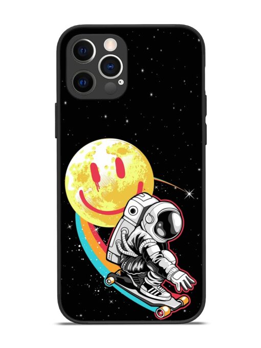 Astronaut Art Glossy Metal Phone Cover for Apple Iphone 12 Pro Zapvi