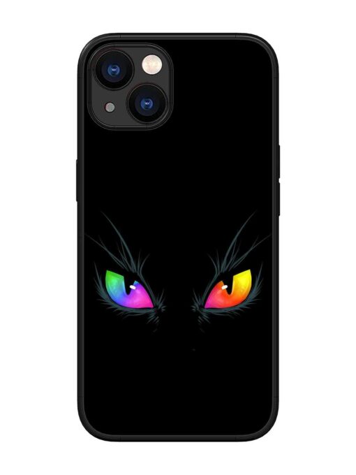 Cat Eyes Glossy Metal Phone Cover for Apple Iphone 13 Zapvi