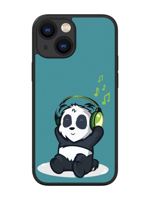 Music Panda Glossy Metal Phone Cover for Apple Iphone 13 Mini Zapvi