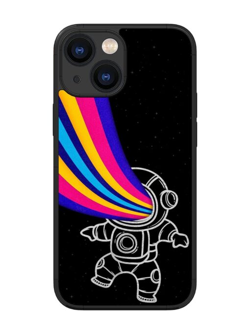 Astronaut Glossy Metal TPU Phone Cover for Apple Iphone 13 Mini Zapvi