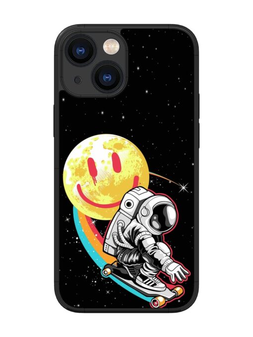 Astronaut Art Glossy Metal Phone Cover for Apple Iphone 13 Mini Zapvi