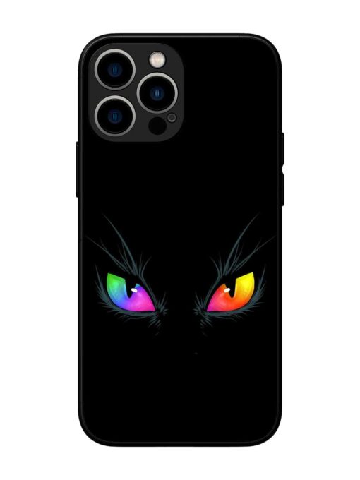 Cat Eyes Glossy Metal Phone Cover for Apple Iphone 13 Pro Max Zapvi