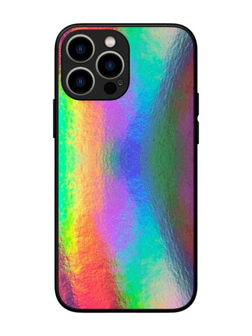 Colorful Holographic Background Glossy Metal TPU Phone Cover for Apple Iphone 13 Pro Max Zapvi