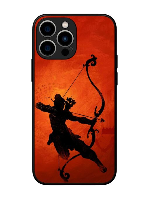 Illustration Lord Rama Glossy Metal Phone Cover for Apple Iphone 13 Pro Max Zapvi