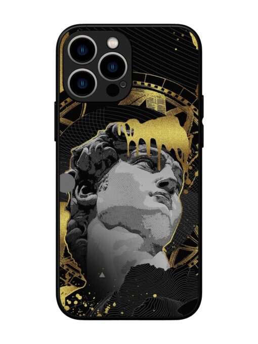 Roman Face Glossy Metal Phone Cover for Apple Iphone 13 Pro Max Zapvi