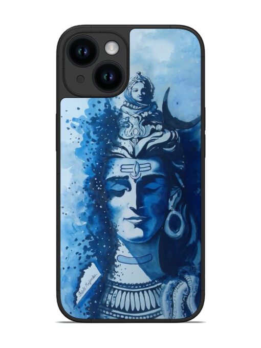 Shiv Art Glossy Metal Phone Cover for Apple Iphone 14 Zapvi