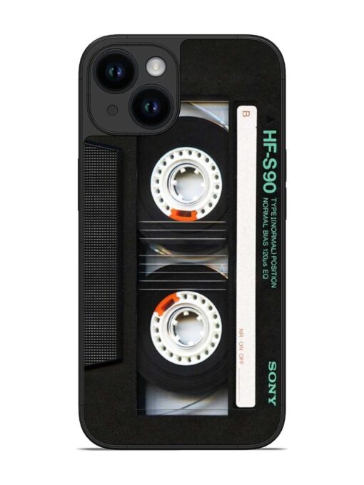 Sony Hf-S90 Cassette Glossy Metal Phone Cover for Apple Iphone 14 Zapvi