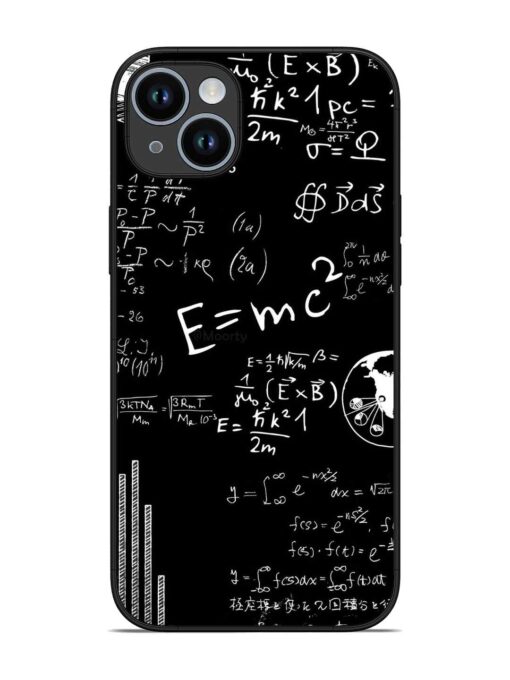 E=Mc2 Mass?Energy Equivalence Glossy Metal Phone Cover for Apple Iphone 14 Plus Zapvi