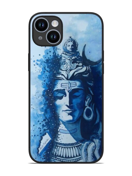 Shiv Art Glossy Metal Phone Cover for Apple Iphone 14 Plus Zapvi