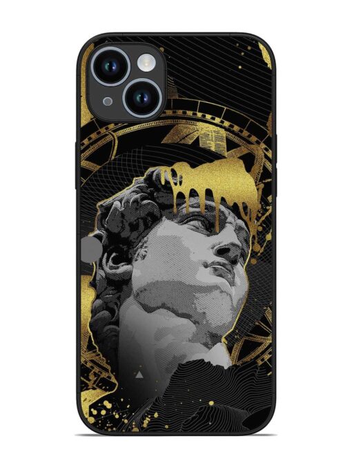 Roman Face Glossy Metal Phone Cover for Apple Iphone 14 Plus Zapvi