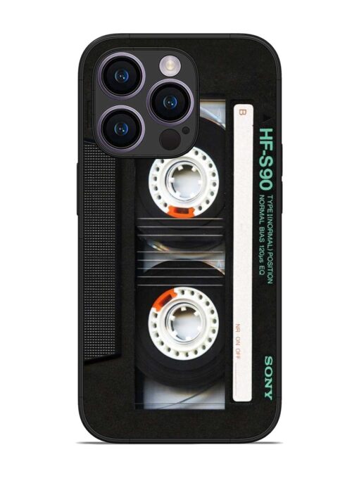 Sony Hf-S90 Cassette Glossy Metal Phone Cover for Apple Iphone 14 Pro Zapvi