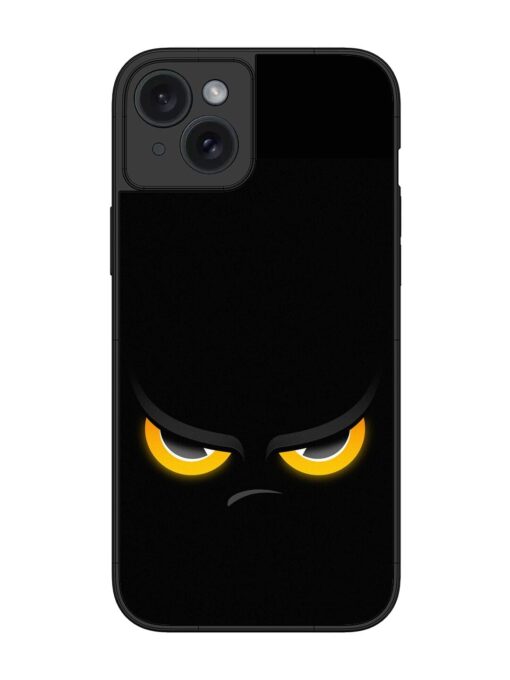 Scary Yellow Eye Glossy Metal TPU Phone Cover for Apple Iphone 15 Plus Zapvi