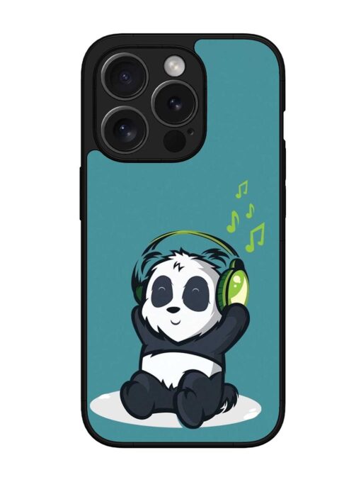 Music Panda Glossy Metal Phone Cover for Apple Iphone 15 Pro Max Zapvi