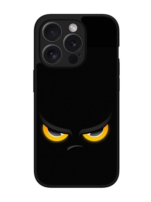 Scary Yellow Eye Glossy Metal TPU Phone Cover for Apple Iphone 15 Pro Max Zapvi